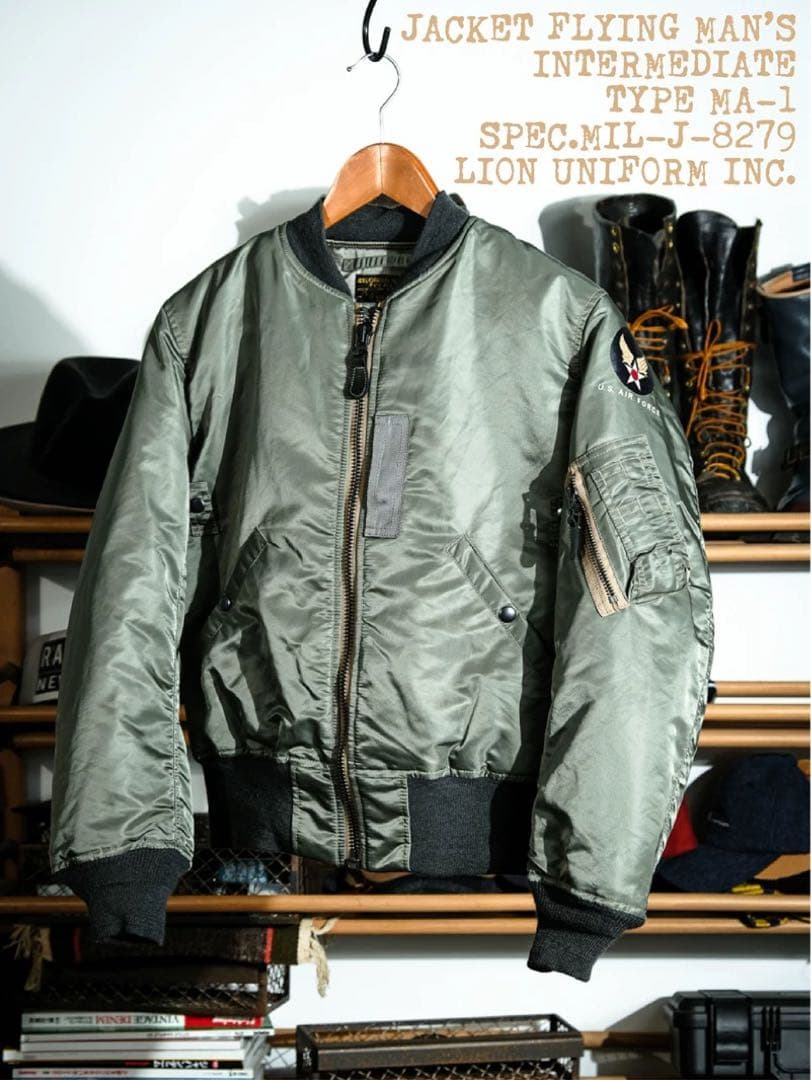 REAL SIMONS MIL-J-8279 初期型MA-1 改良復刻モデル