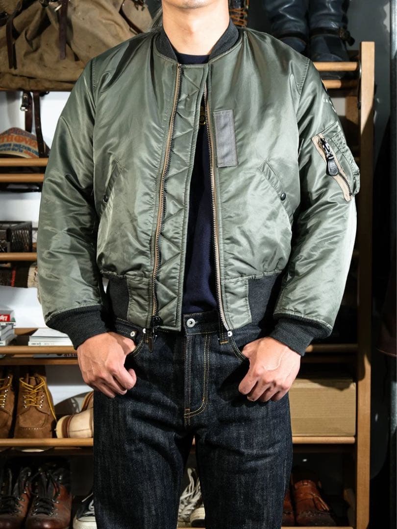 REAL SIMONS MIL-J-8279 初期型MA-1 改良復刻モデル