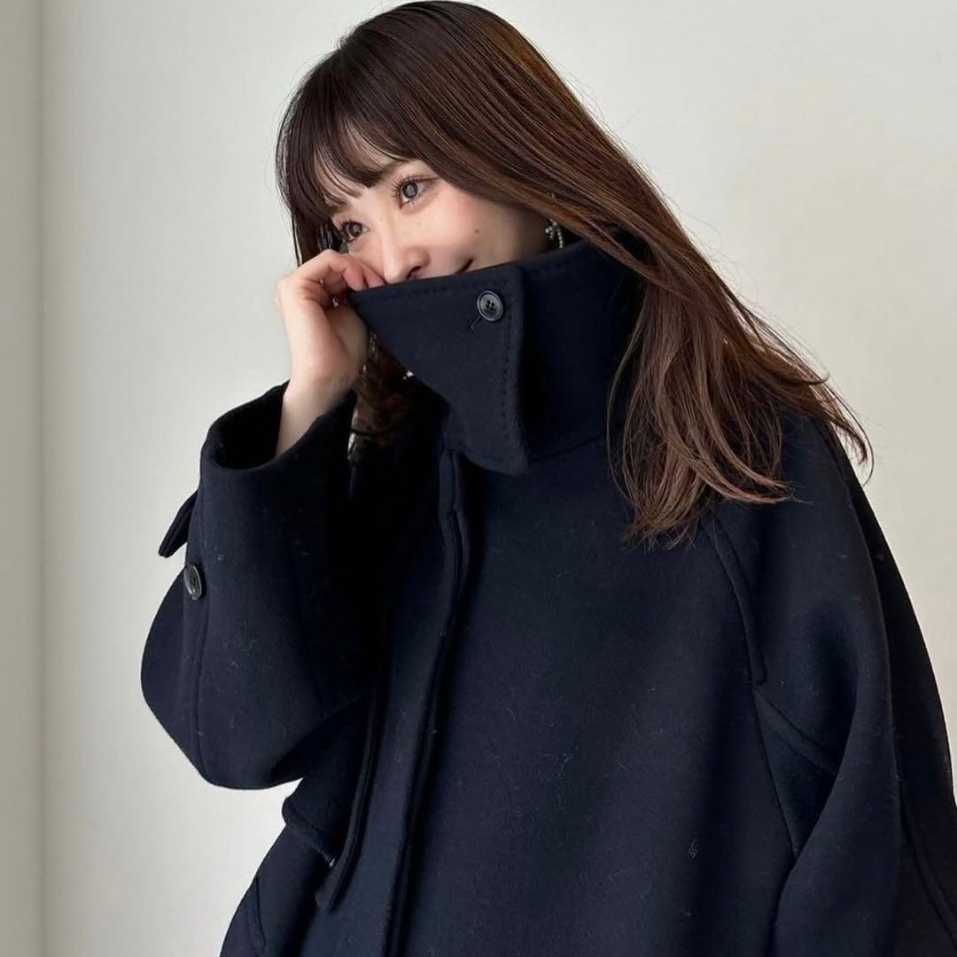 FRAYI.D ウールリバーバルマカンコート