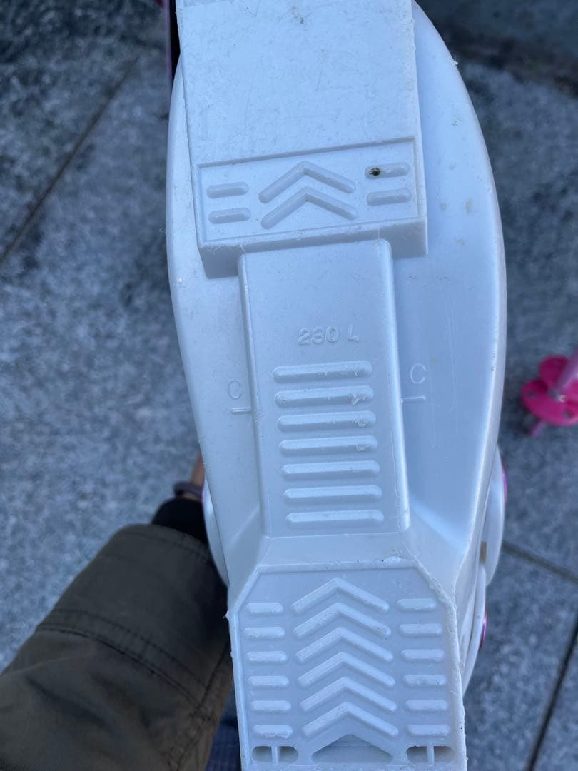 スキー板セット　板106cm ブーツ23cm ストック　80cm