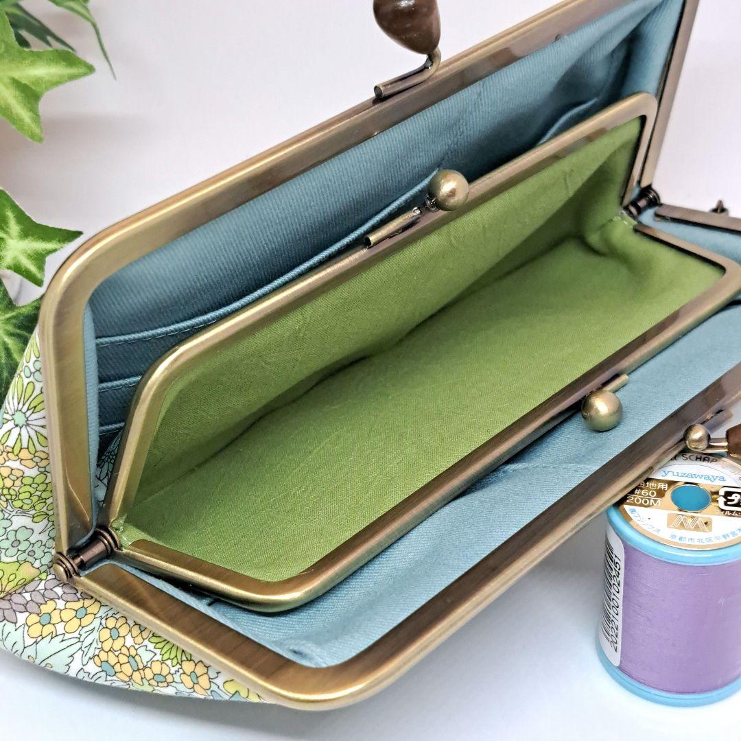 専用　親子がま口長財布　親子がま口　押し口金