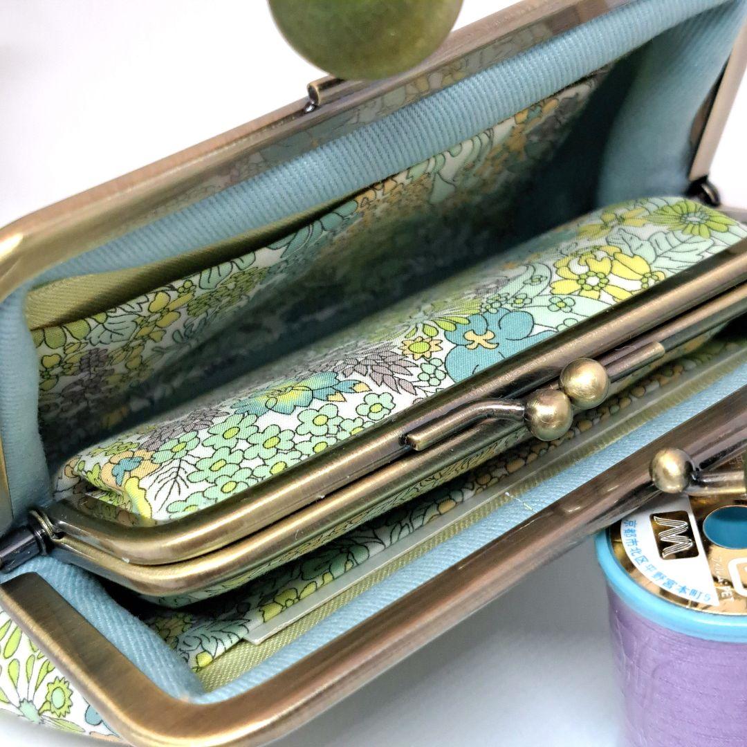 専用　親子がま口長財布　親子がま口　押し口金