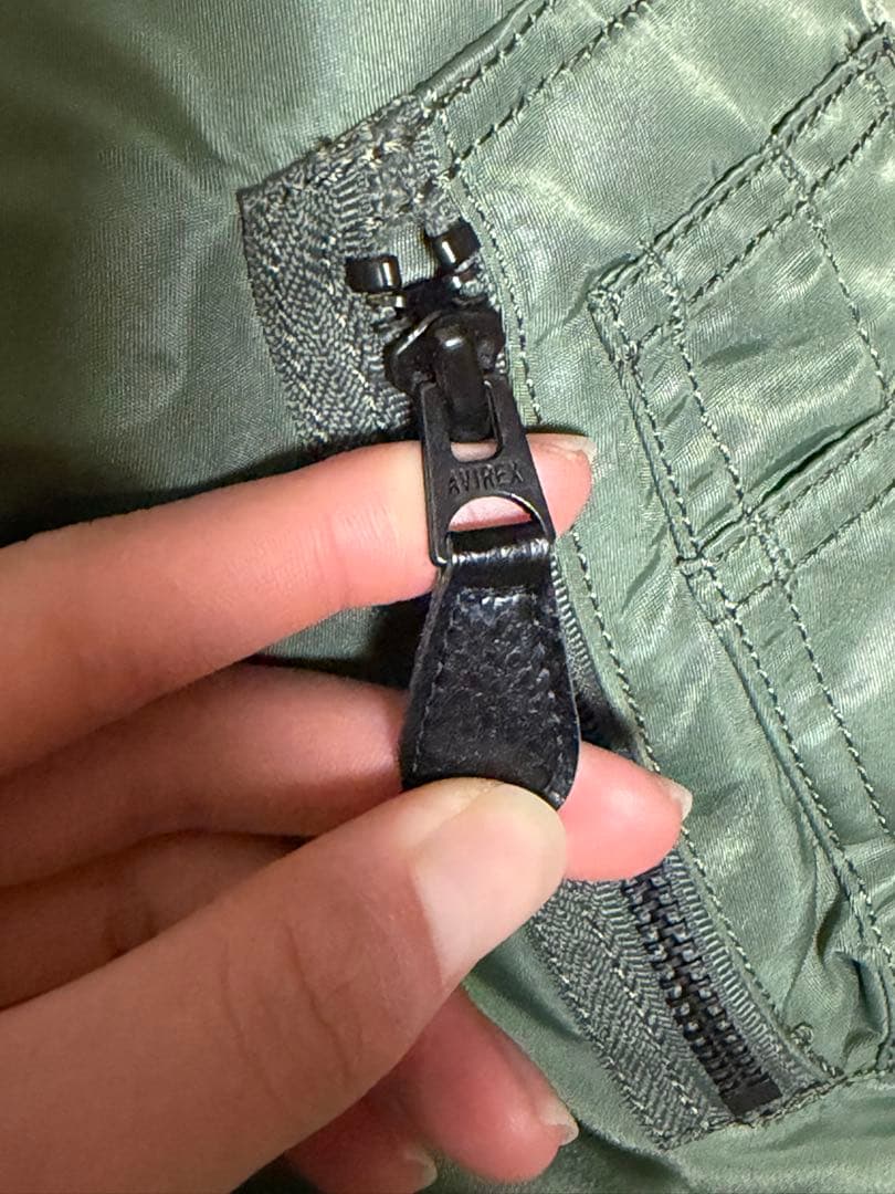 【完売品】AVIREX MA-1 フライトジャケット オリーブグリーン