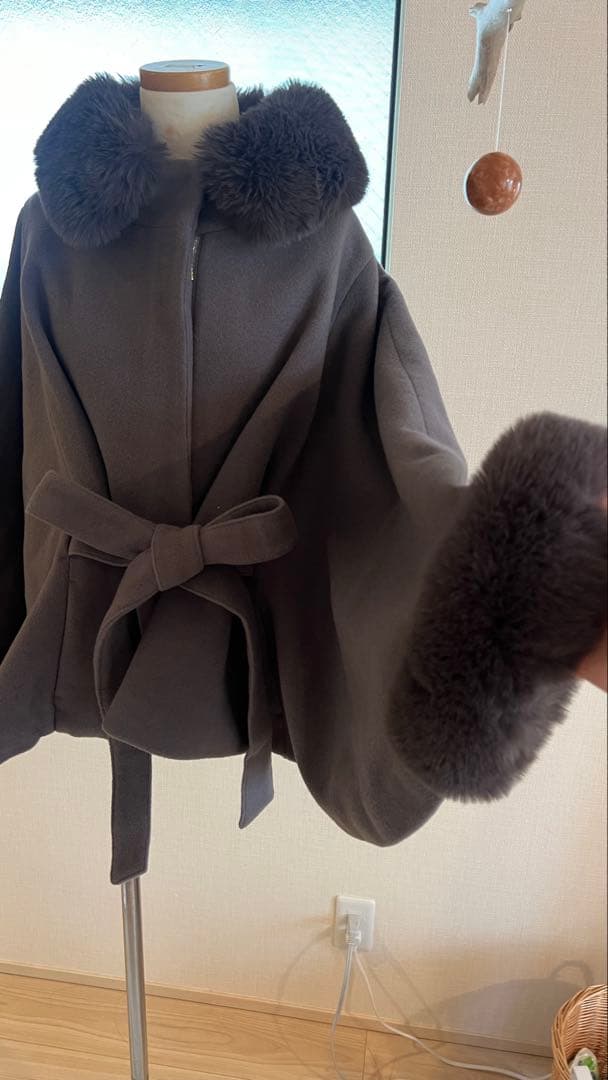 【最終お値下げ中】ミッシュマッシュ　ポンチョコート