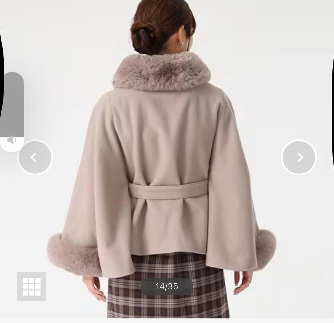 【最終お値下げ中】ミッシュマッシュ　ポンチョコート