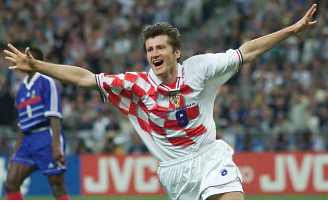 1998ワールドカップ3位 得点王 クロアチア代表 スーケル#9