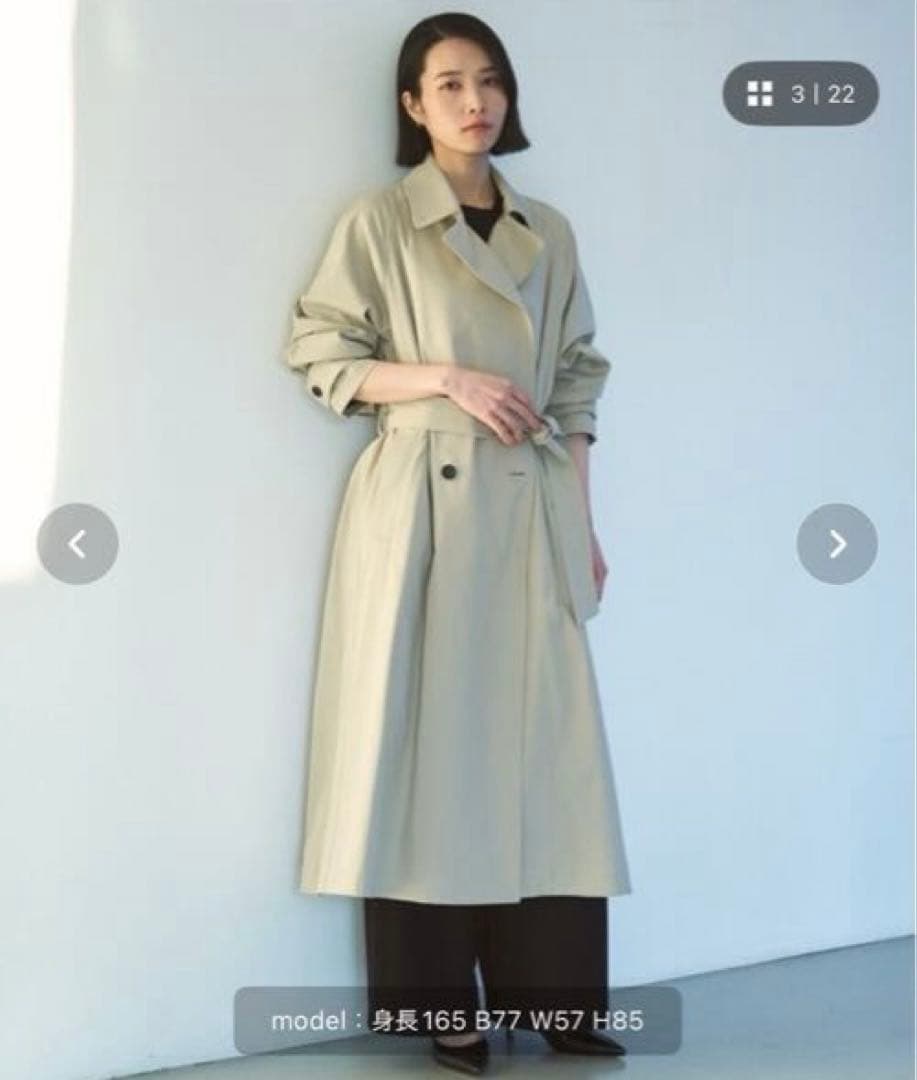 UNFILO ロングトレンチコート