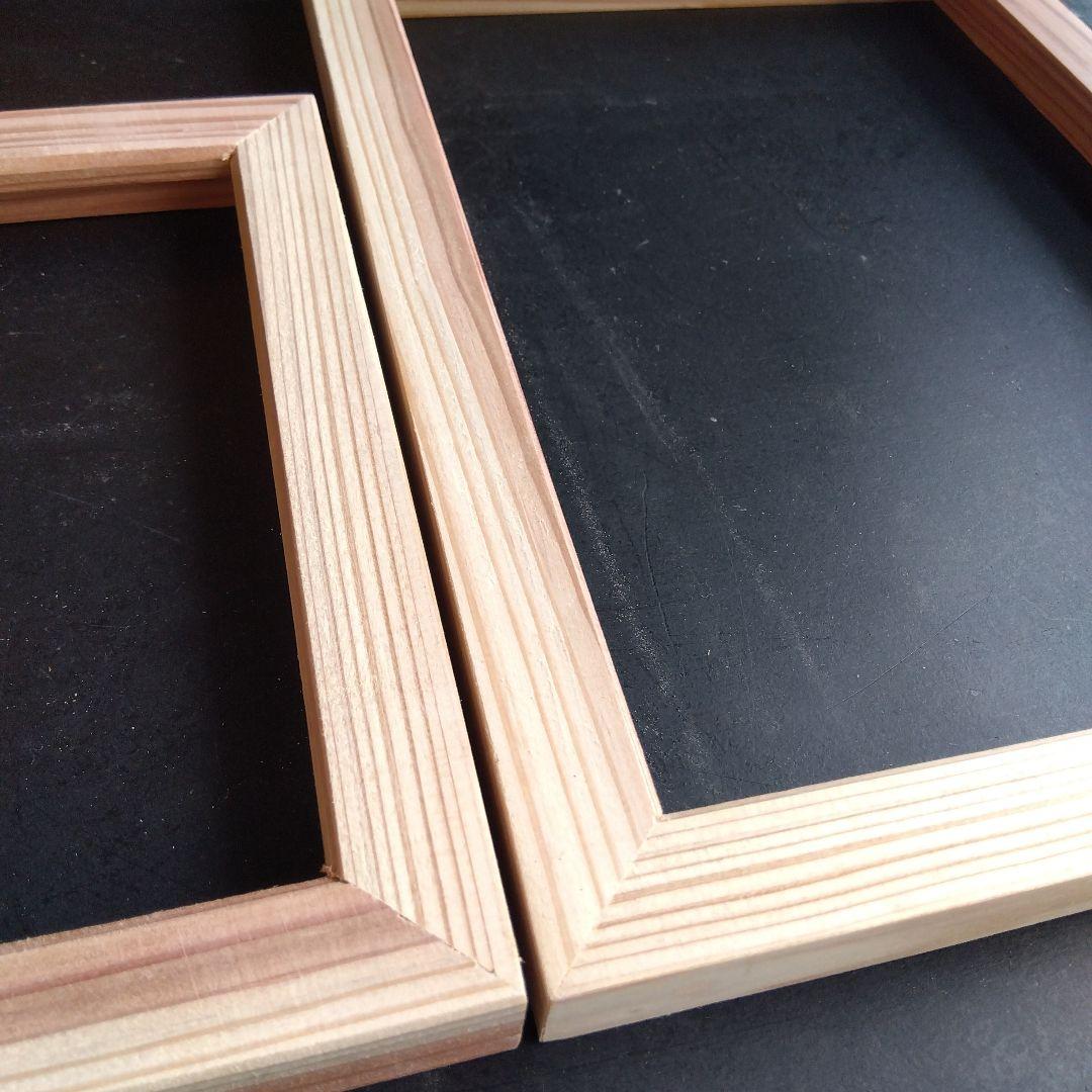 『ka様』専用 昭和型板ガラス ステンドグラス用木枠 型板ガラス用木枠