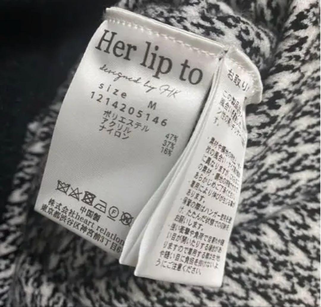 ワンピース Buckingham Houndstooth Knit Dress