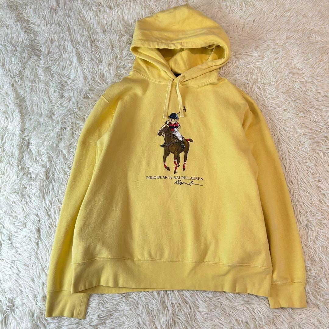 美品ポロベア♡POLO RALPH LAUREN イエローパーカー XL相当