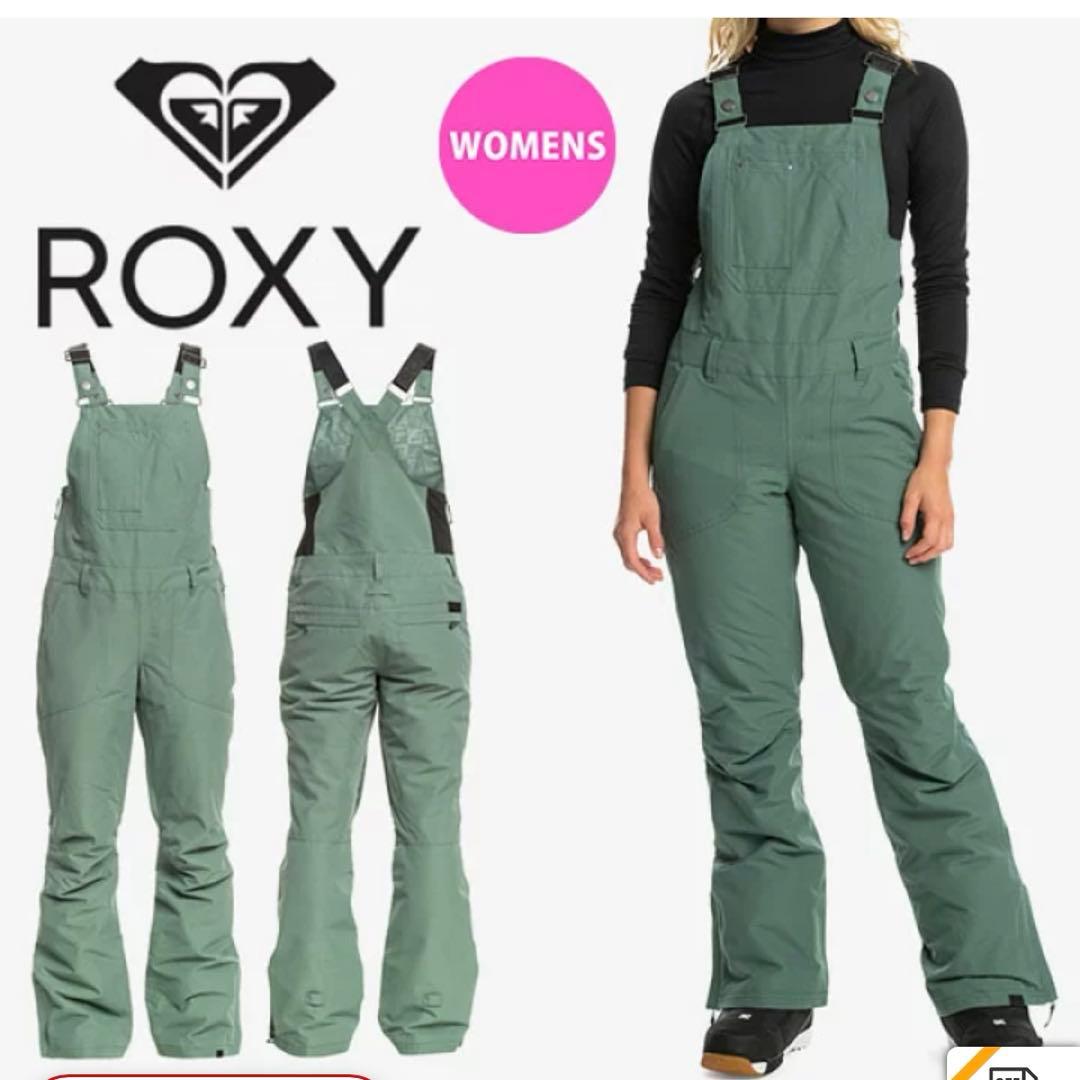 ROXY 女性用オーバーオール グリーン　S
