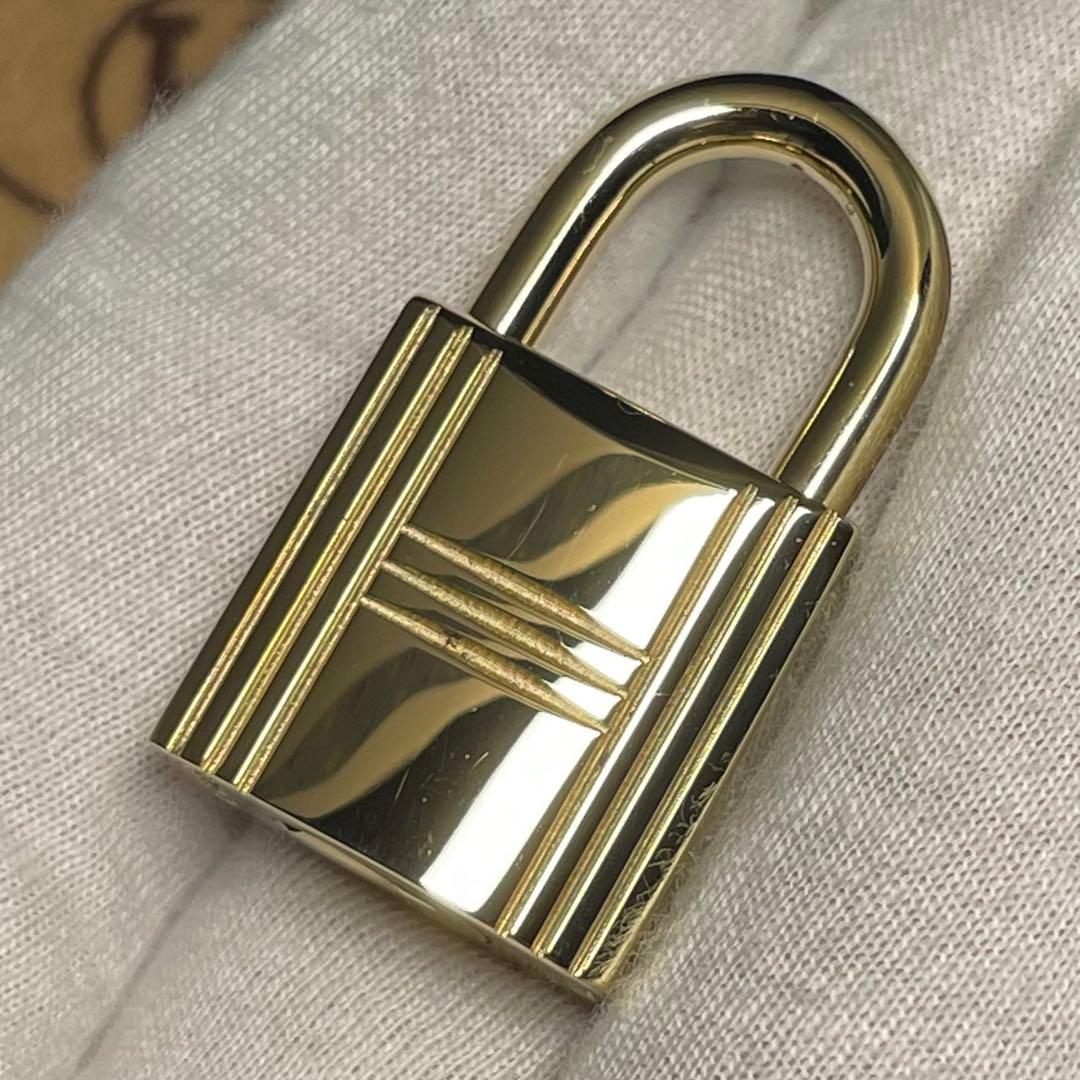 【極美品】エルメス ゴールド パドロック カデナ クロシェット100番 カギ2個