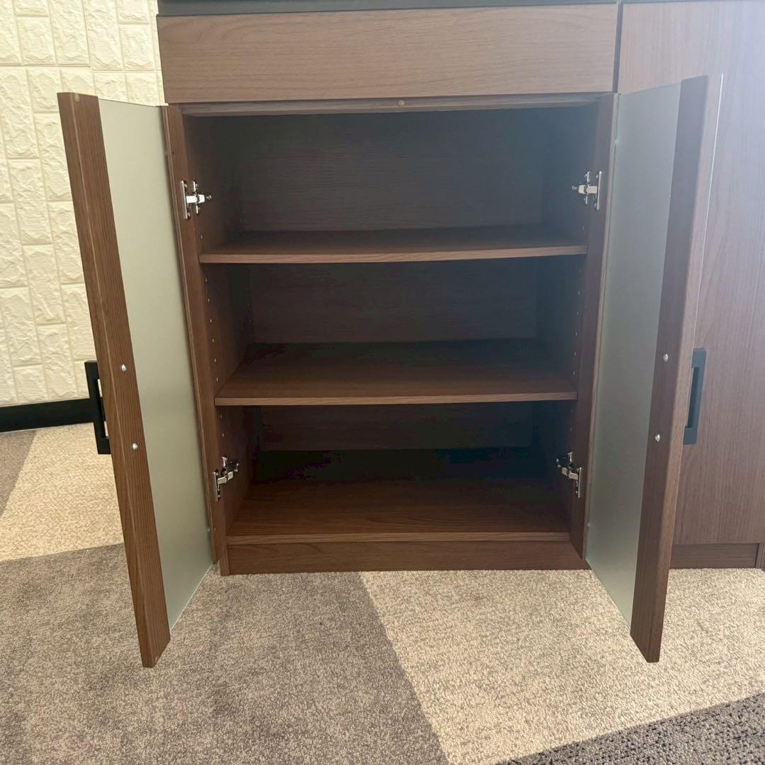 奈緒 ✨ニトリ　キャビネット　フォルムN ブラウン　美品