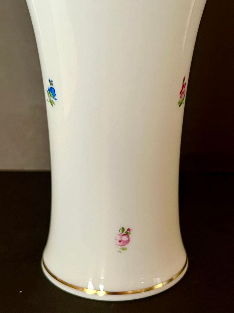 【未使用】　Augarten アウガルテン　ビーダーマイヤー　花瓶　ベース