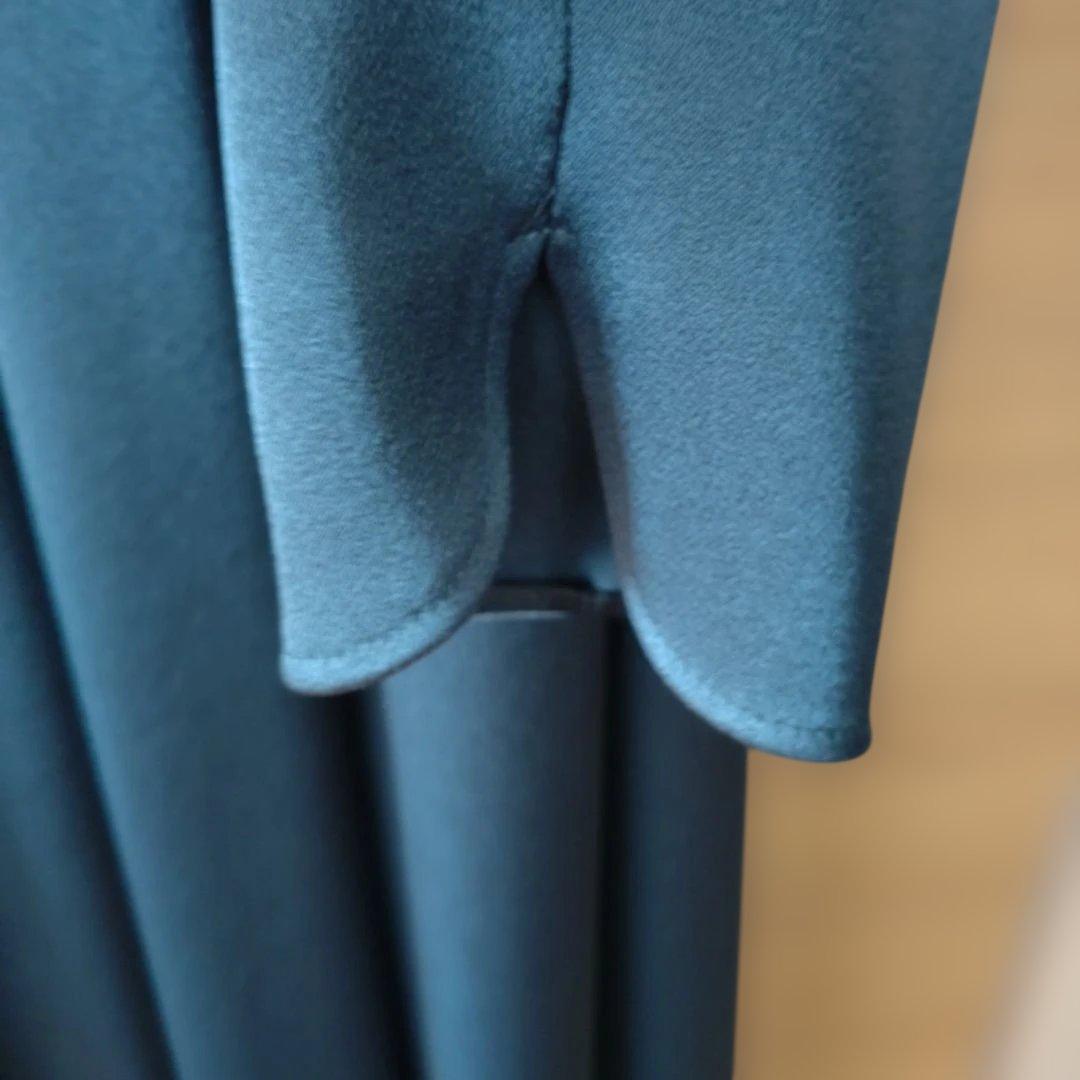 ネイビー 長袖 ワンピース　アナイ 38　セレモニー