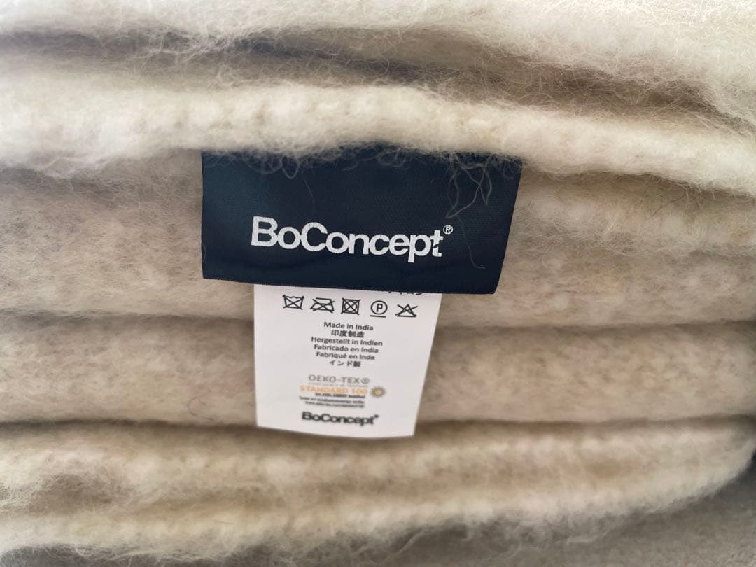 ［BoConcept］Keep Me Warm ブランケット/クリーム