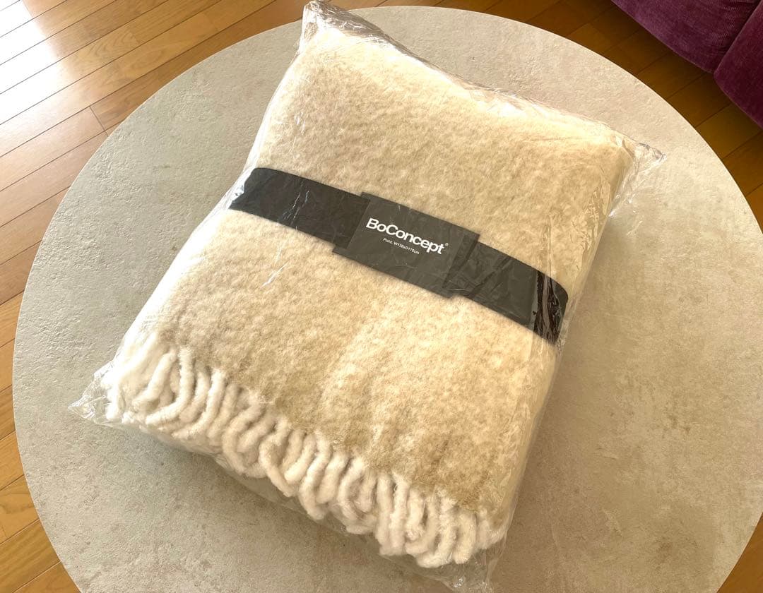 ［BoConcept］Keep Me Warm ブランケット/クリーム