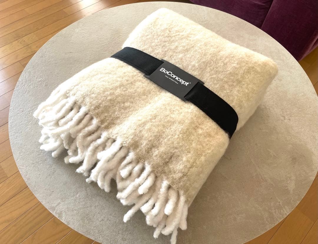 ［BoConcept］Keep Me Warm ブランケット/クリーム