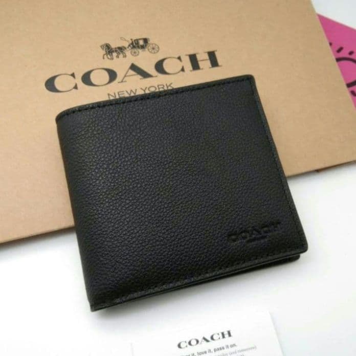 本日限定特別価格　新作　新品　COACH　折り財布　メンズ