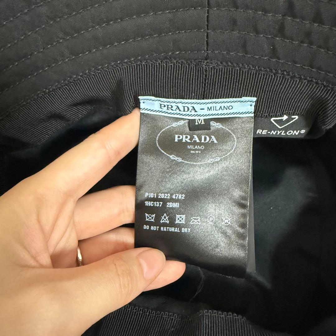 【Mサイズ】 PRADA ブラック バケットハット