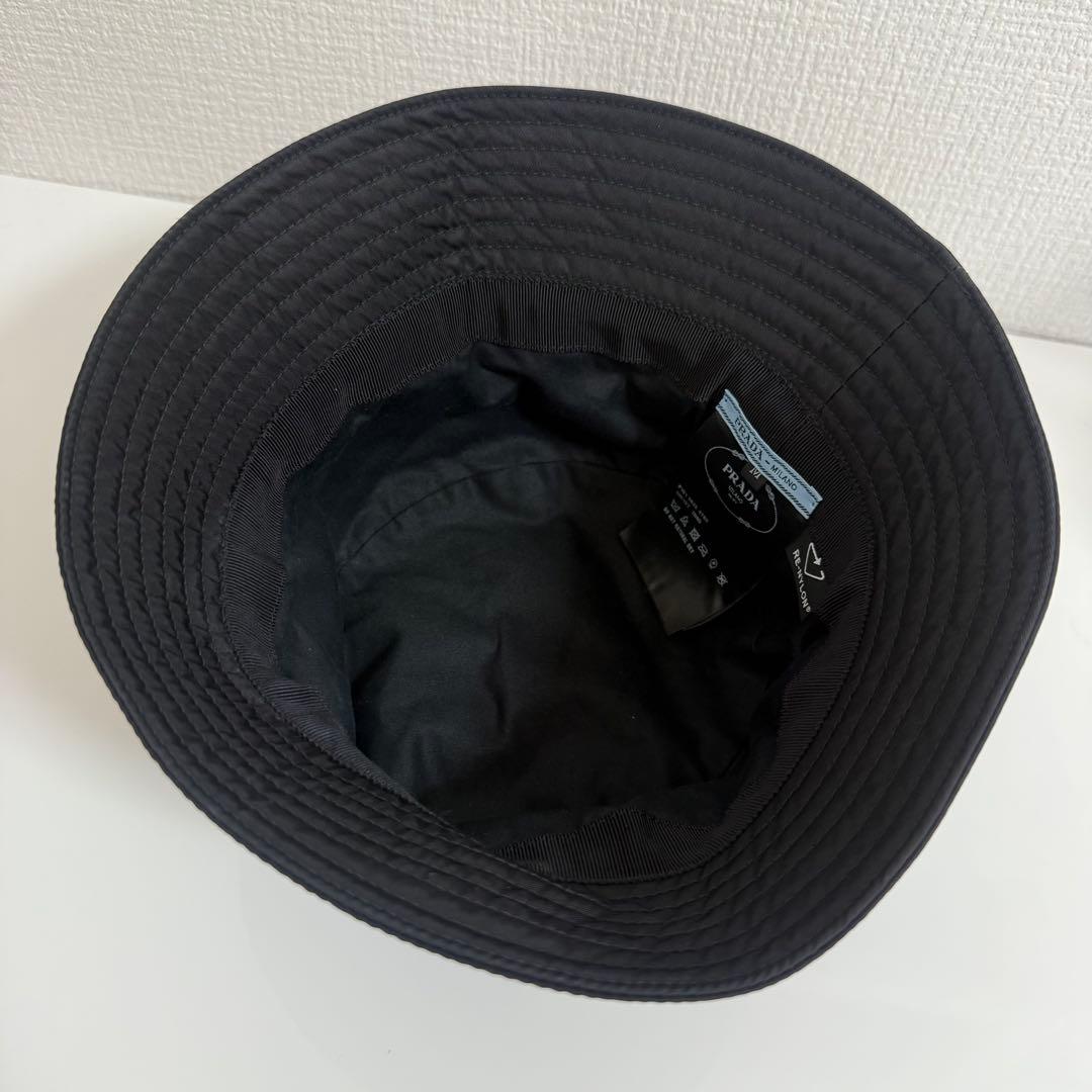 【Mサイズ】 PRADA ブラック バケットハット