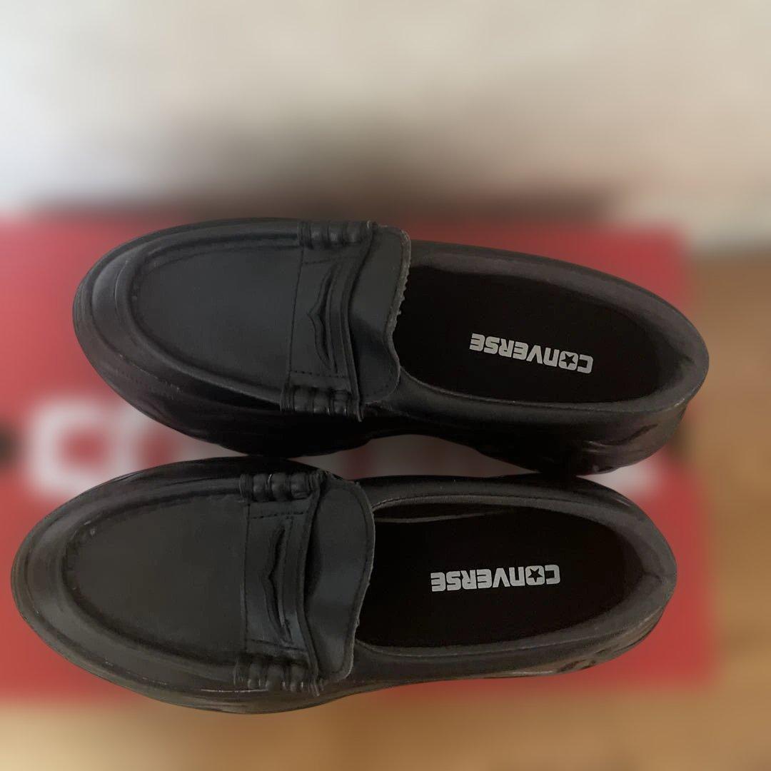 コンバース　人気　厚底　正規品　２３.５㎝　新品