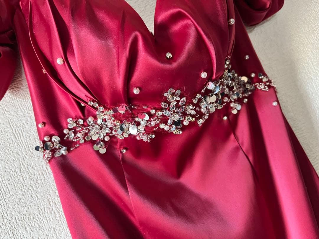 美品　AR AngelR キャバドレス　レッド　 ワンピース ナイトドレス