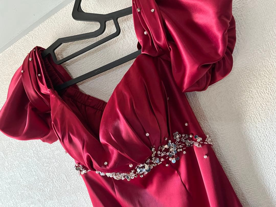 美品　AR AngelR キャバドレス　レッド　 ワンピース ナイトドレス