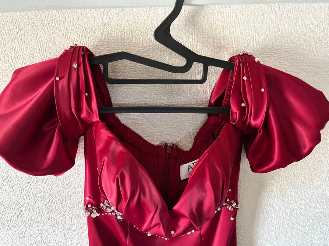 美品　AR AngelR キャバドレス　レッド　 ワンピース ナイトドレス