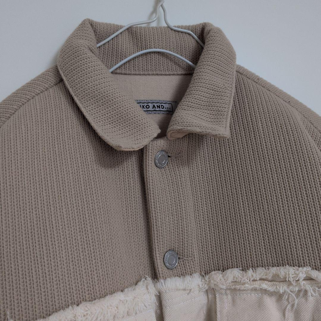 は*こ様 リメイク風モンスターGジャン　ニコアンド　アイボリー　ベージュ