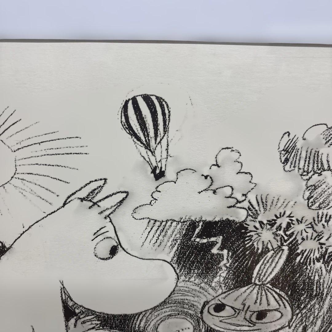 ムーミン ポスター　B2 限定版 001/500