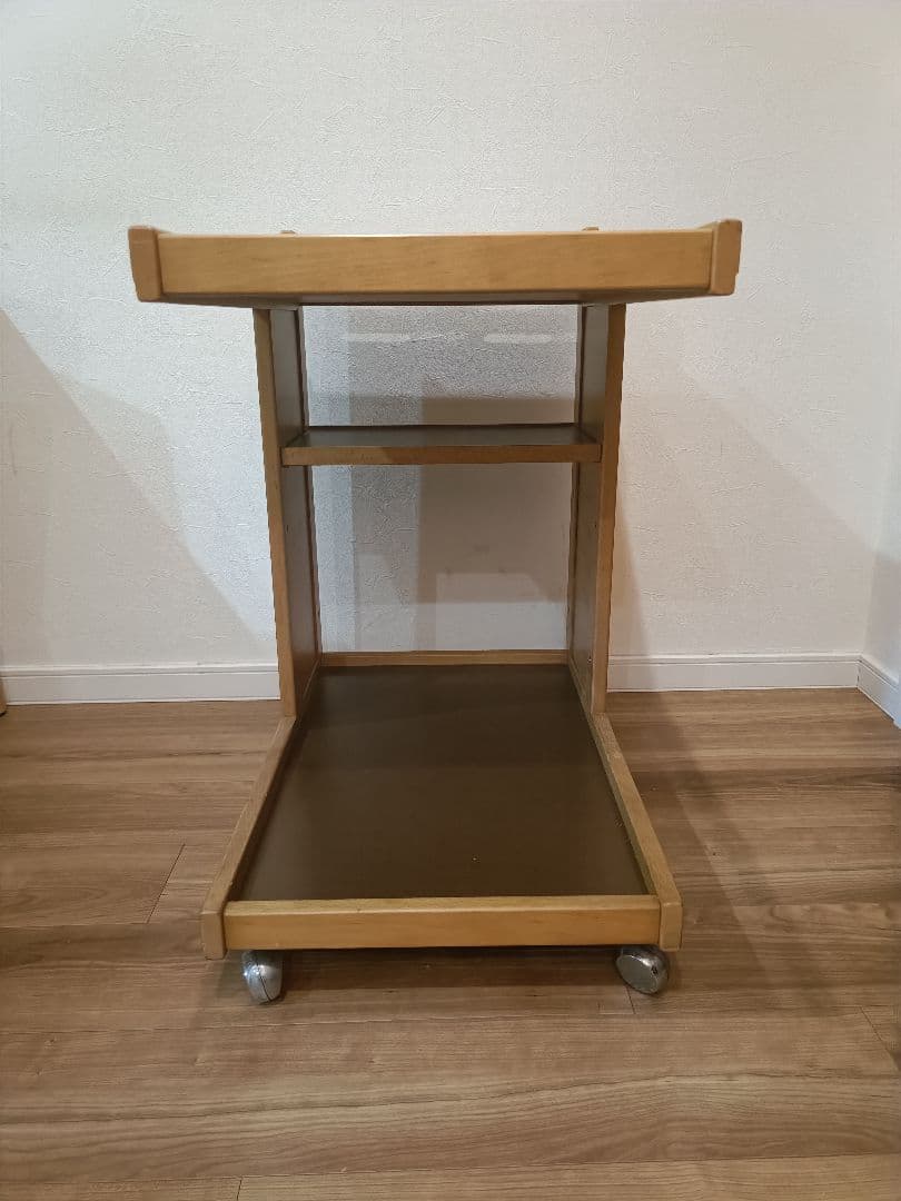 ◆カリモク◆木製キッチンワゴン キャスター付き