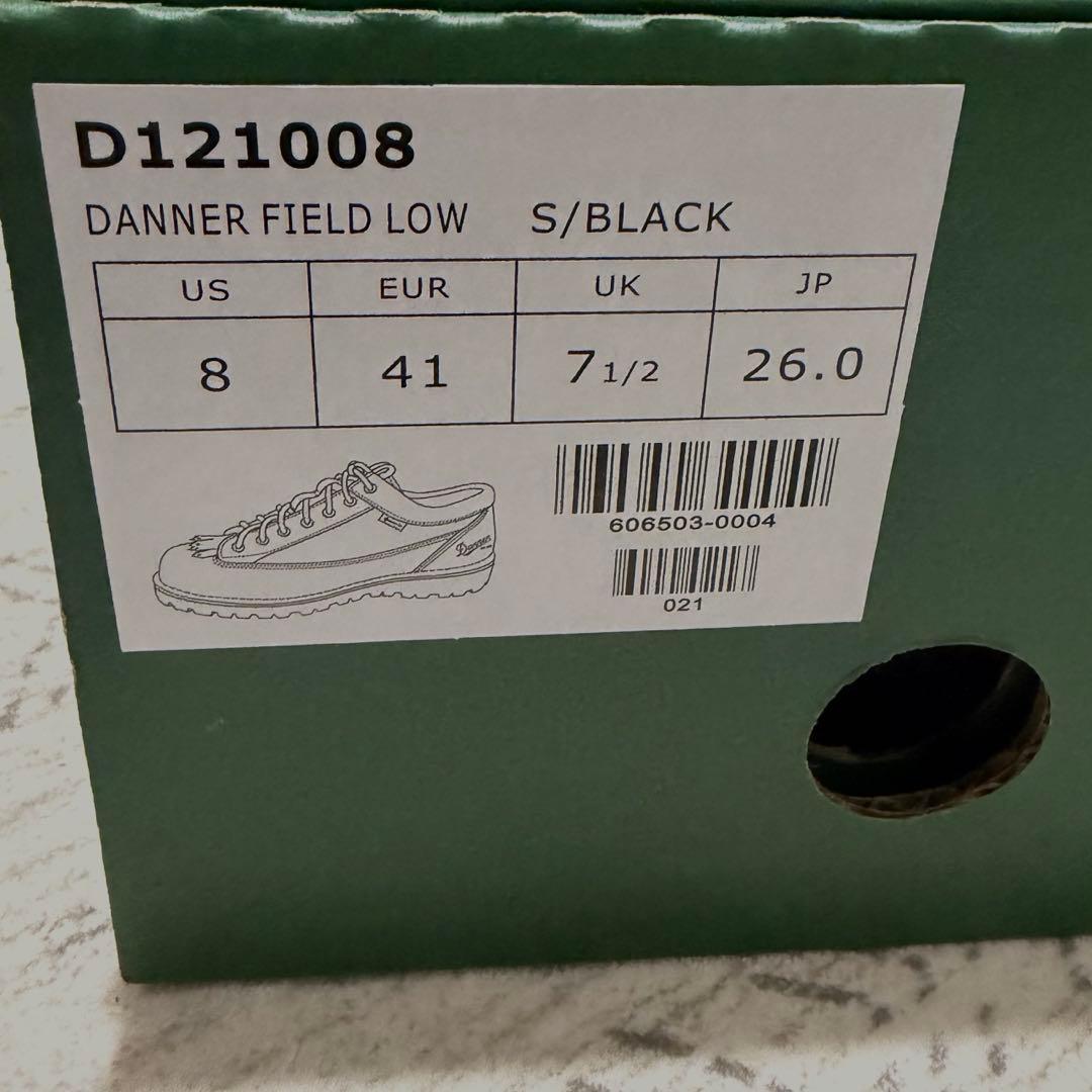 Danner Field Low ダナーフィールドロー 26.0 S/BLACK