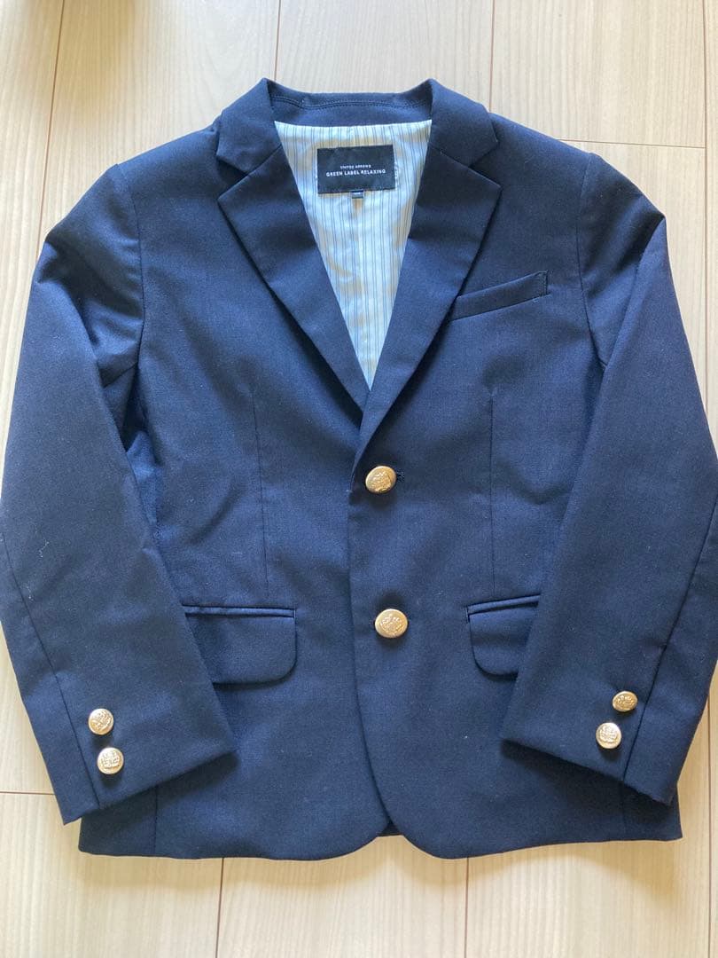 グリーンレーベル キッズ　スーツ　125 ネイビー