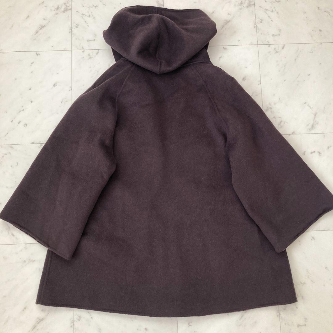 美品　グレースコンチネンタル　フォックスファーポンチョ　ブラウン