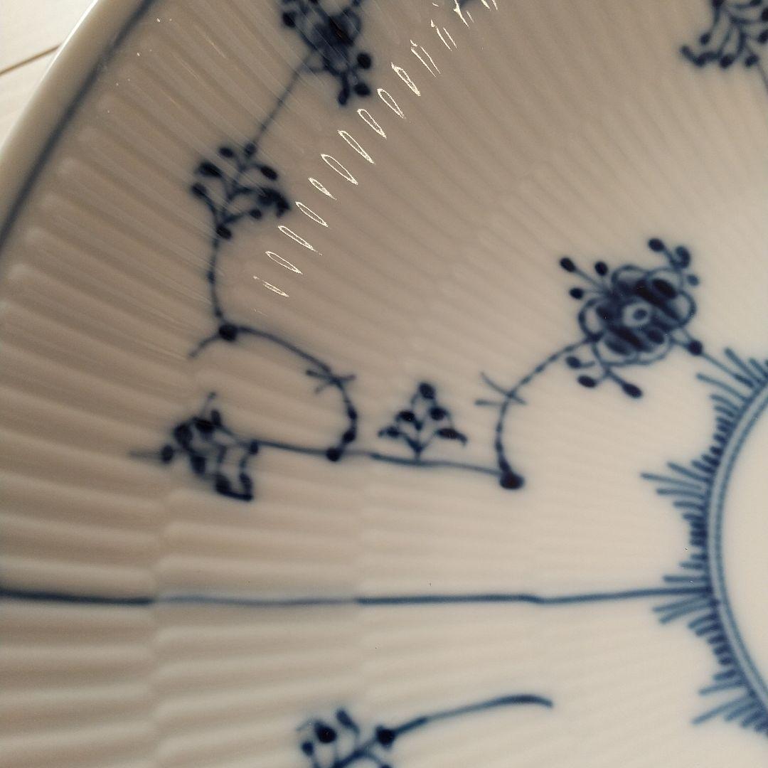 ロイヤルコペンハーゲン ブルーフルーテッド プレイン ボウル デンマーク製