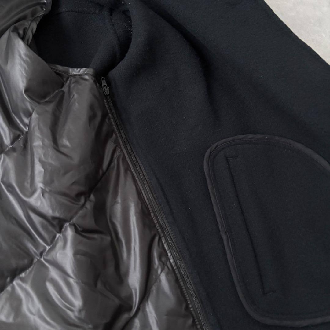 HAUNT ハウント ウール ダウン ジャケット ブルゾン スタジャン ライナー