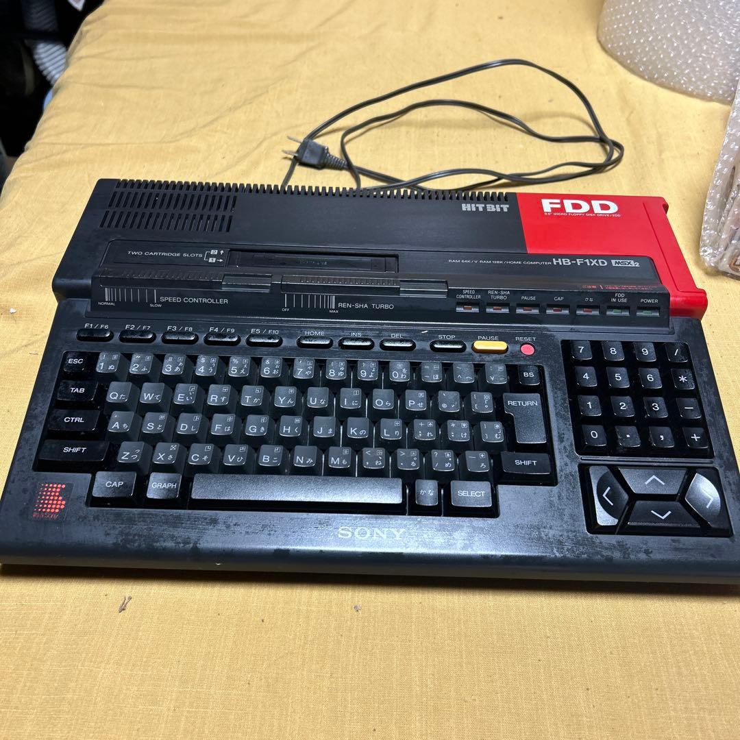 【通電OK】SONY MSX2 HIT BIT HB-F1XD