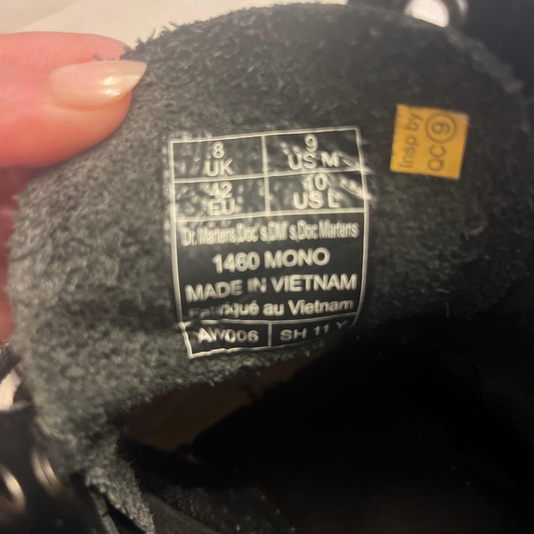 ハ*！様 Dr. Martens 1460 MONO ブーツ 9 US