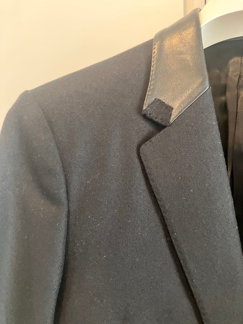 LANVIN Paris ブラック チェスターコート ルカ期