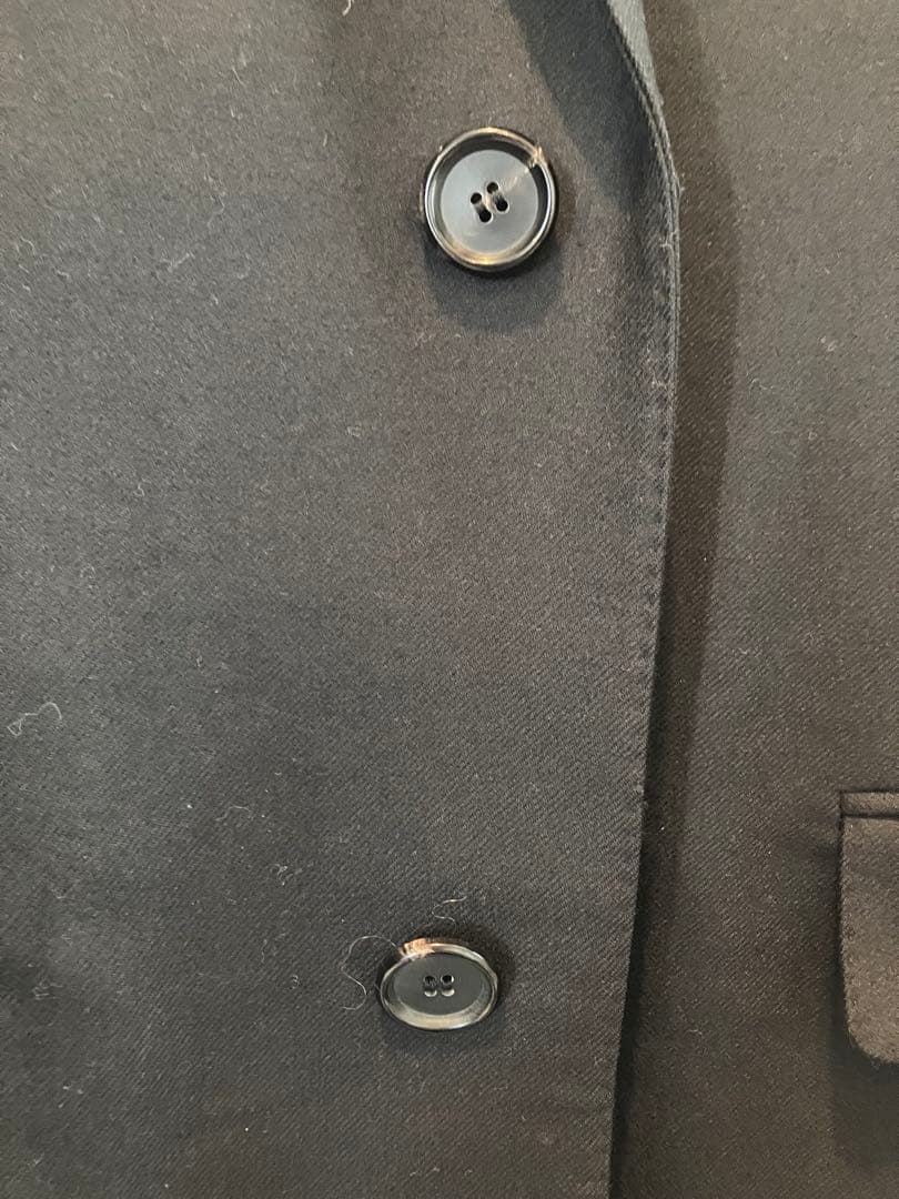 LANVIN Paris ブラック チェスターコート ルカ期