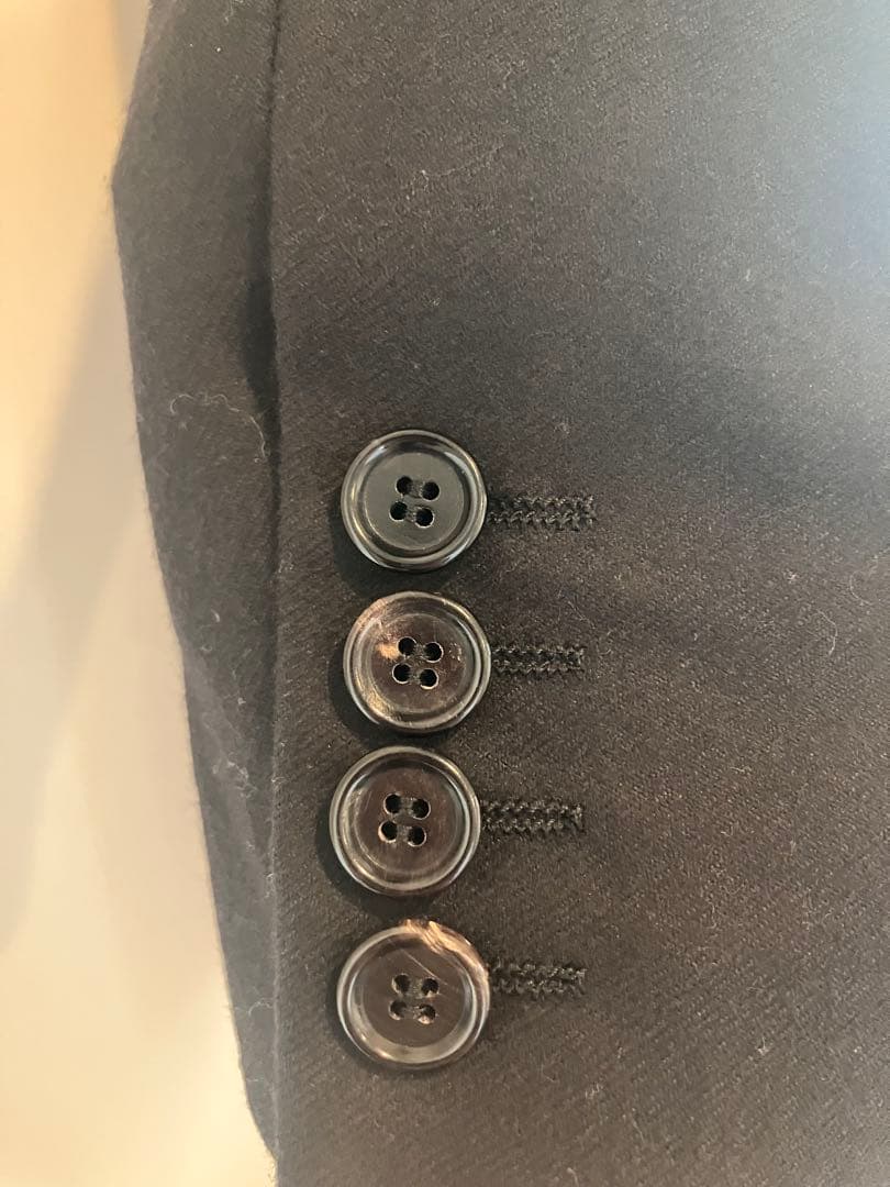 LANVIN Paris ブラック チェスターコート ルカ期