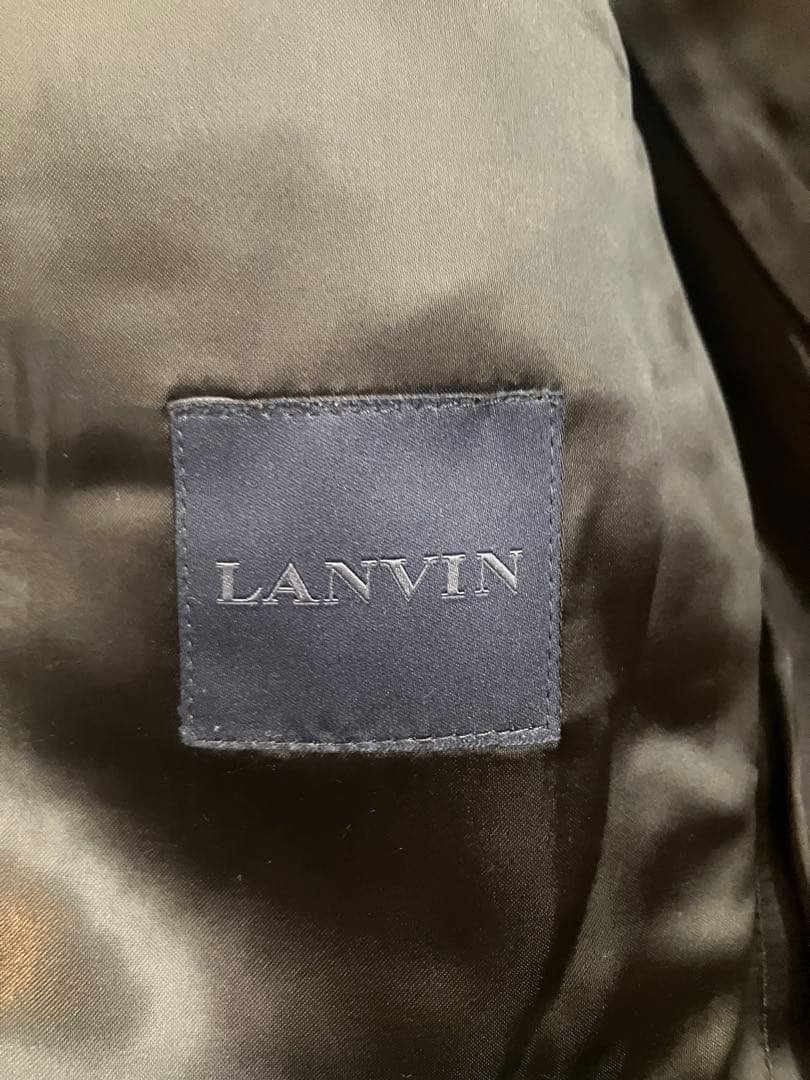 LANVIN Paris ブラック チェスターコート ルカ期