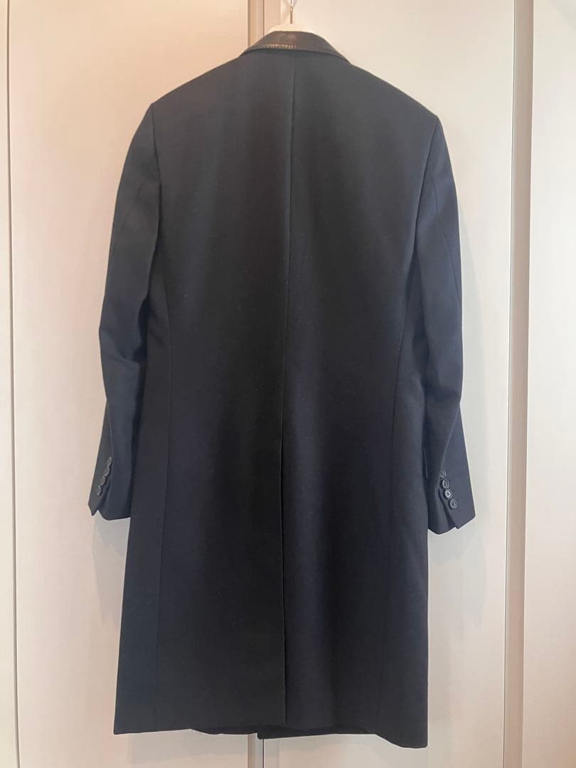 LANVIN Paris ブラック チェスターコート ルカ期