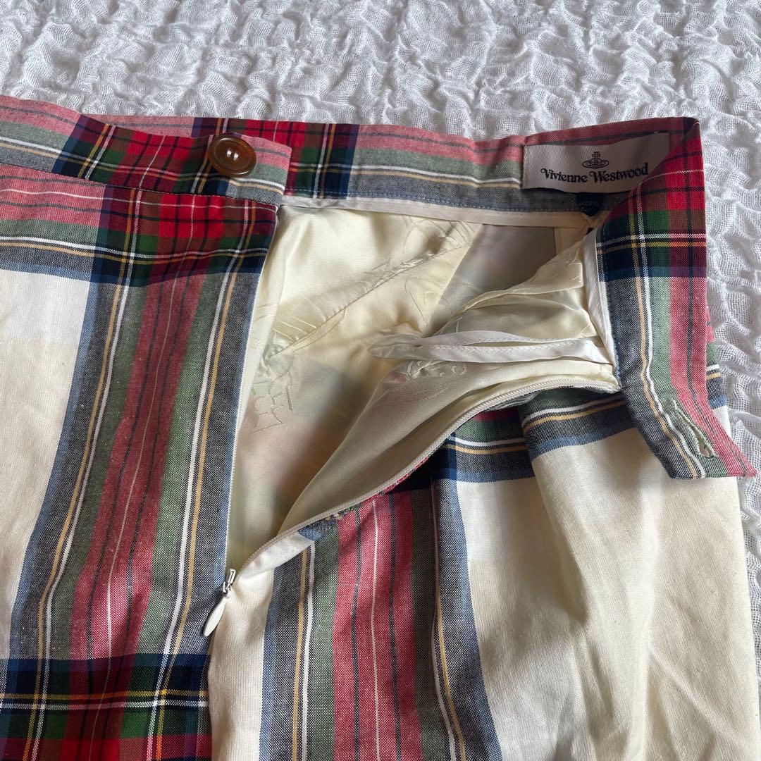 新品タグ付　Vivienne Westwood タータンチェック　タイトスカート