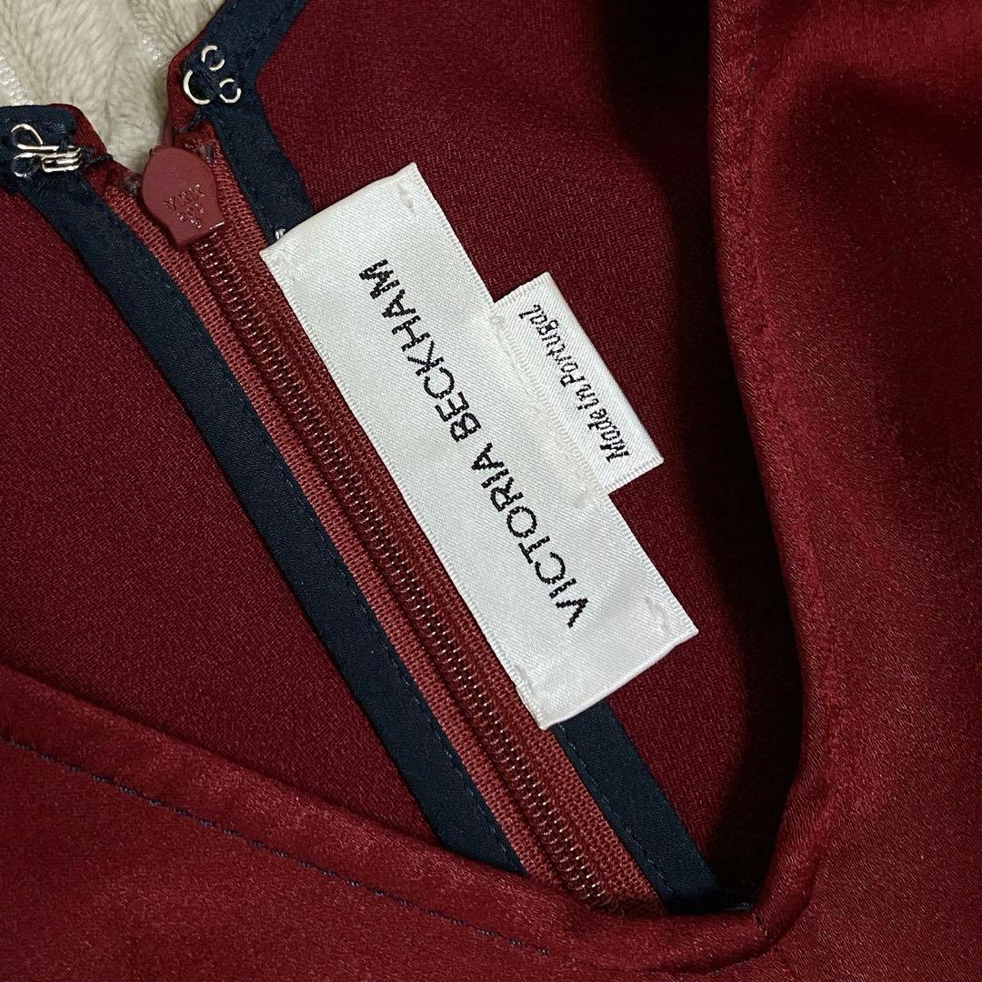 ヴィクトリアベッカム　ワンピース　ロングドレス　レッド