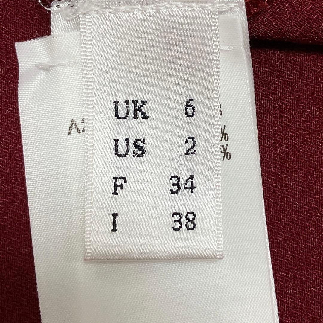 ヴィクトリアベッカム　ワンピース　ロングドレス　レッド