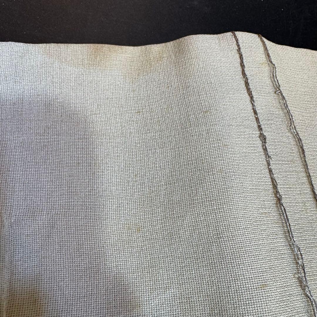 ウサギ刺繍 名古屋帯　アンティーク　餅つき　レア