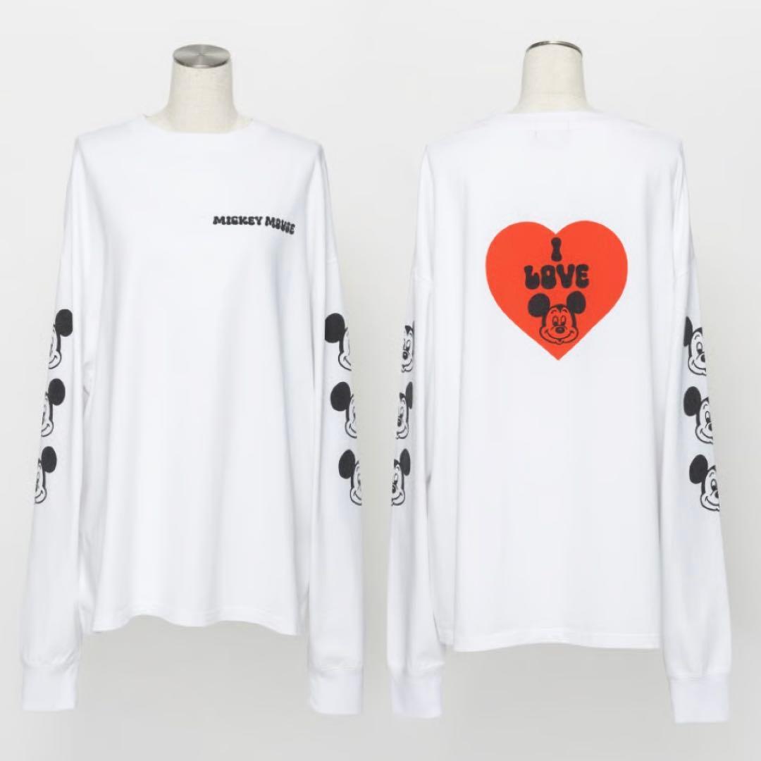 新品未使用タグ付き WCJ Disney / I LOVE LS TEE ロンT