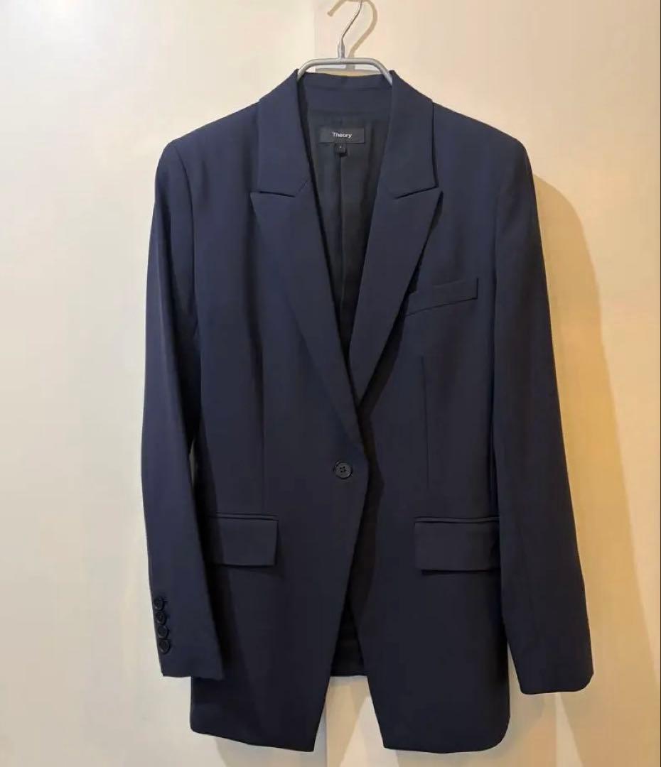 TheoryセオリーTRACEABLE WOOL ETIENNETTE ネイビー